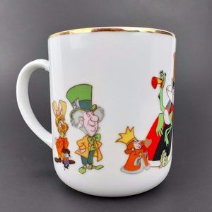 Vintage Walt Disney Productions Alice In Wonderland Cup Mug
